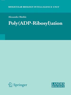 cover image of Poly(ADP-Ribosyl)ation